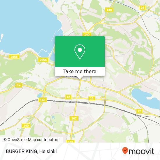 BURGER KING, Aleksanterinkatu 16 FI-15110 Lahti map