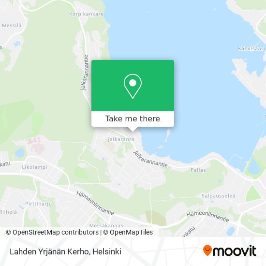 Lahden Yrjänän Kerho map