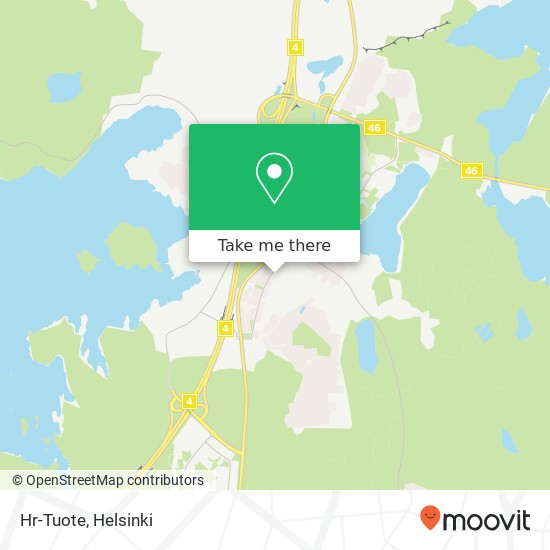 Hr-Tuote, Harjurinne 2 FI-18300 Heinola map