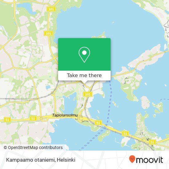 Kampaamo otaniemi map