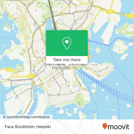 Face Stockholm map