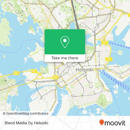 Blend Media Oy map