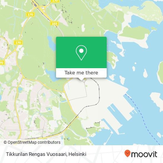 Tikkurilan Rengas Vuosaari map