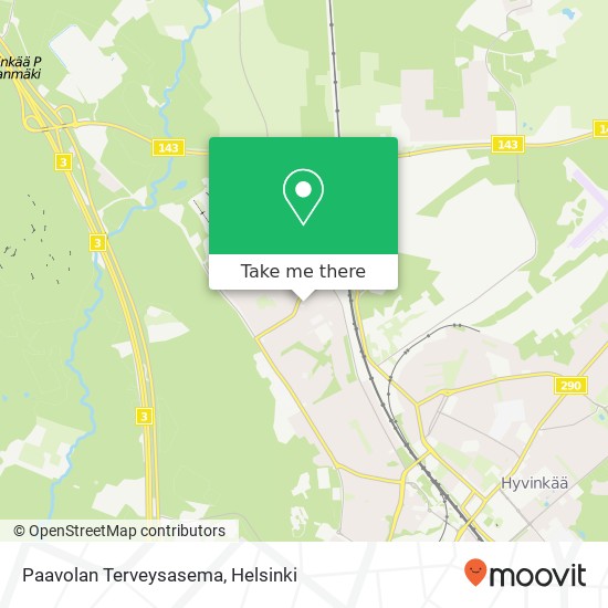 Paavolan Terveysasema map