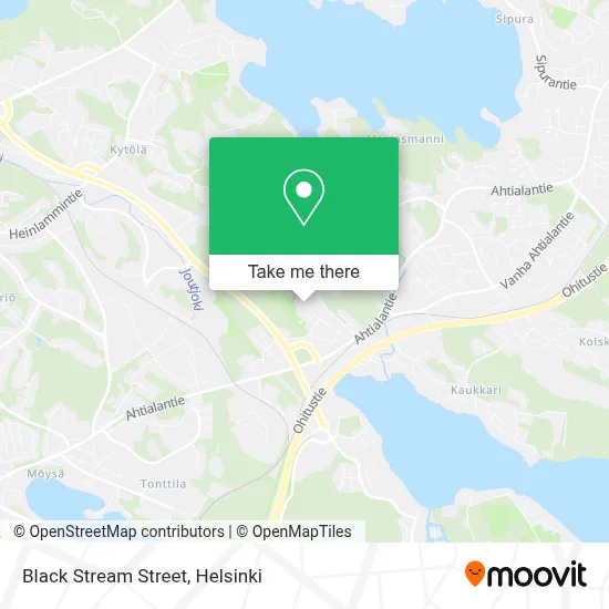 Black Stream Street map