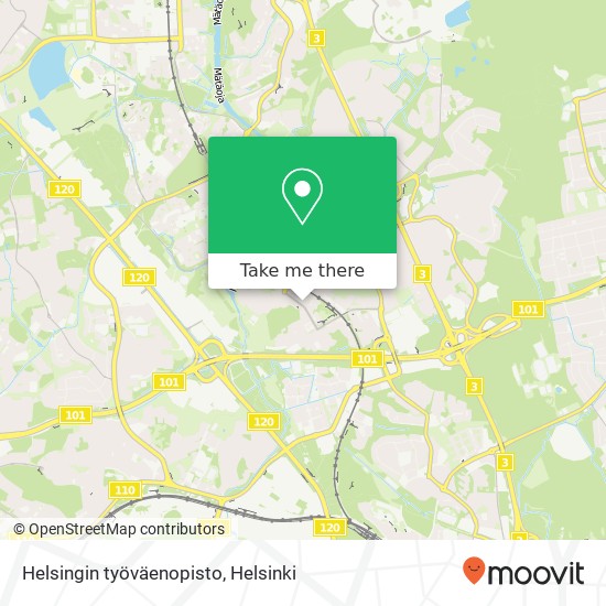 Helsingin työväenopisto map