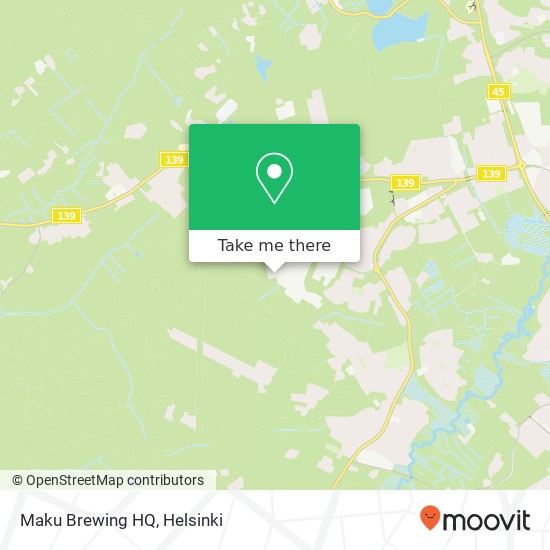 Maku Brewing HQ map