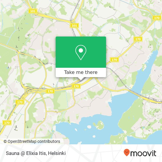 Sauna @ Elixia Itis map