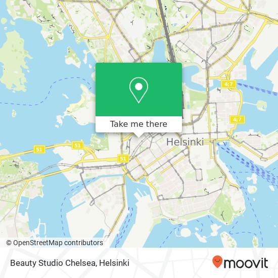 Beauty Studio Chelsea map