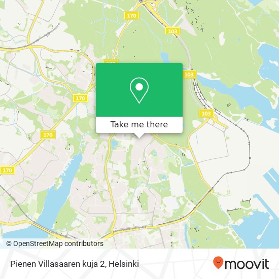 Pienen Villasaaren kuja 2 map