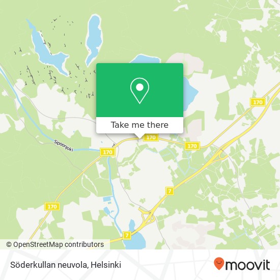 Söderkullan neuvola map