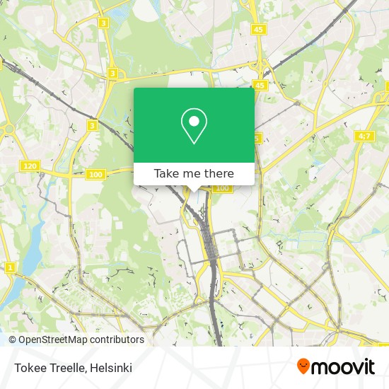 Tokee Treelle map