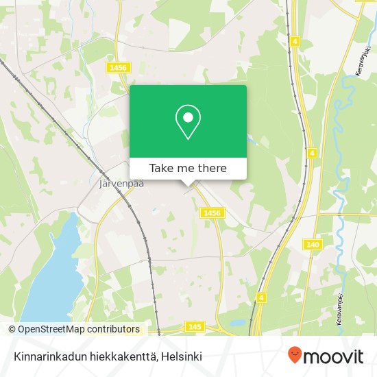 Kinnarinkadun hiekkakenttä map