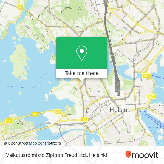 Vaikutustoimisto Zipipop Freud Ltd. map