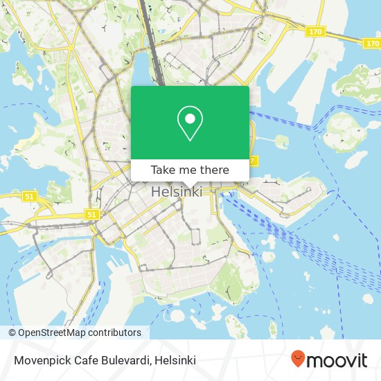 Movenpick Cafe Bulevardi map