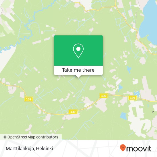 Marttilankuja map