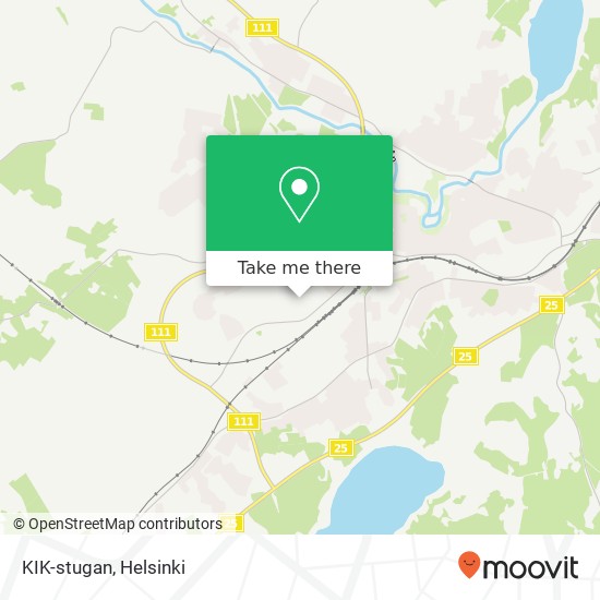 KIK-stugan map