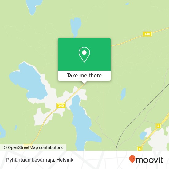 Pyhäntaan kesämaja map