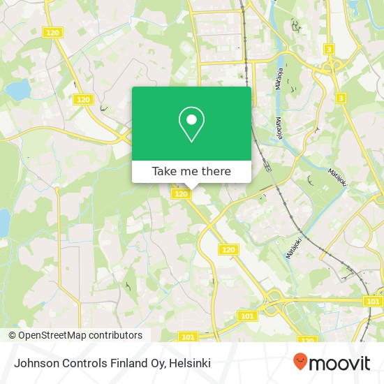 Johnson Controls Finland Oy map