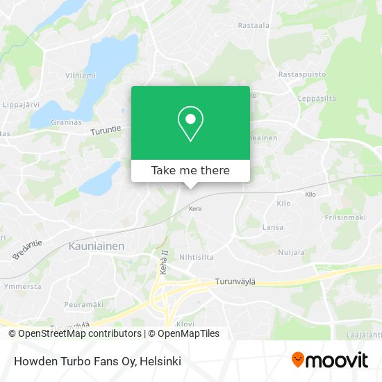 Howden Turbo Fans Oy map