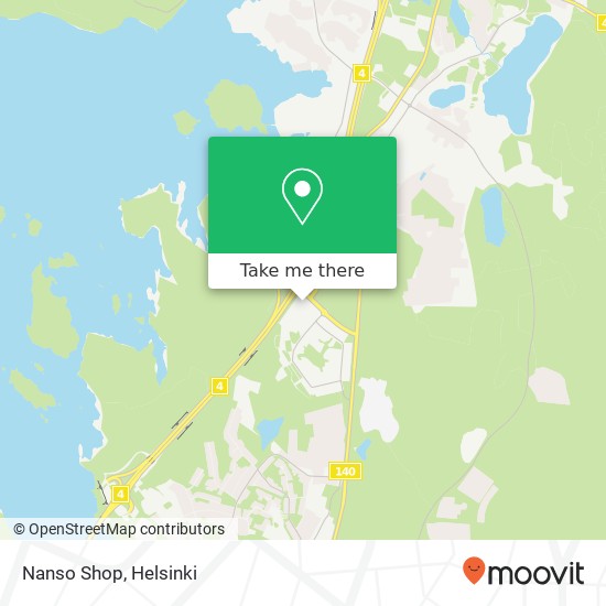 Nanso Shop map