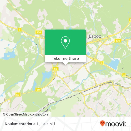 Koulumestarintie 1 map