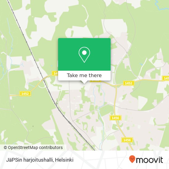 JäPSin harjoitushalli map