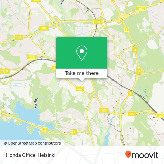 Honda Office map