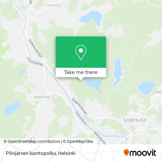 Pilvijärven luontopolku map