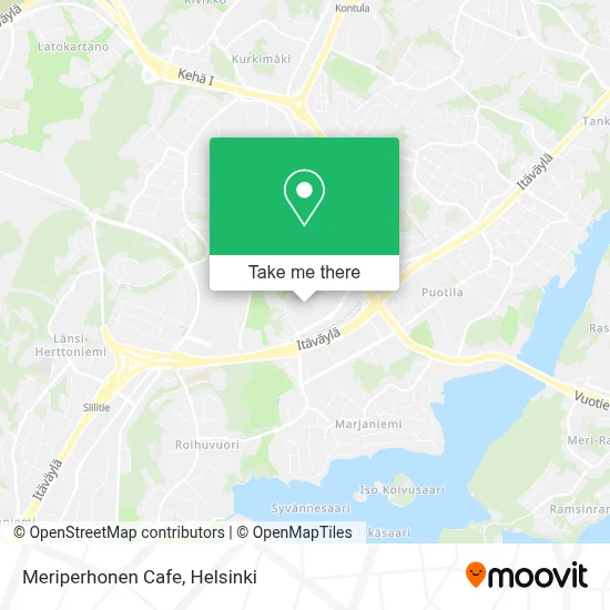 Meriperhonen Cafe map