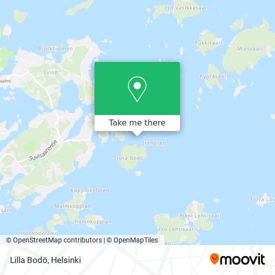 Lilla Bodö map