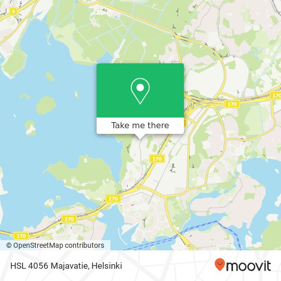 HSL 4056 Majavatie map
