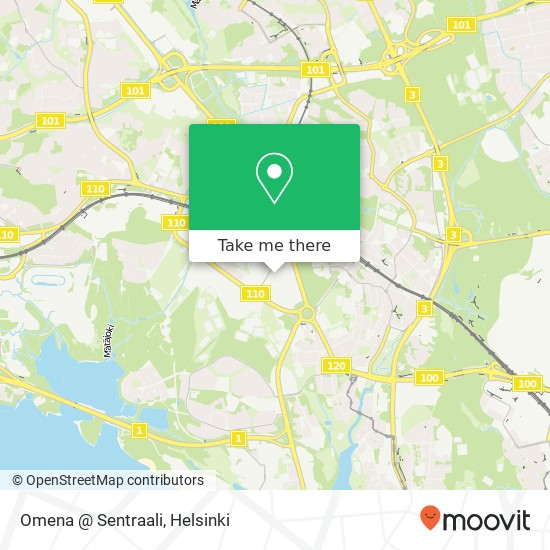 Omena @ Sentraali map