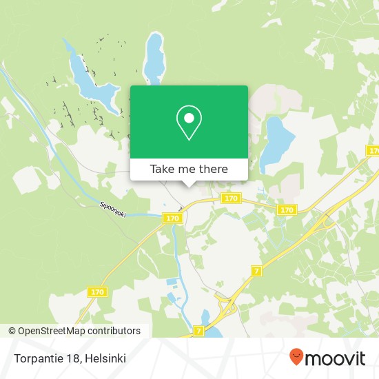 Torpantie 18 map