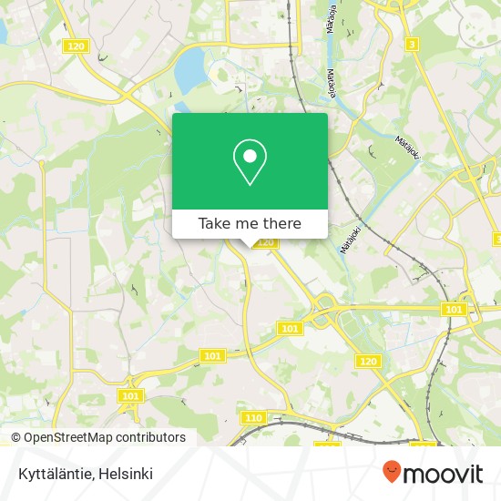 Kyttäläntie map