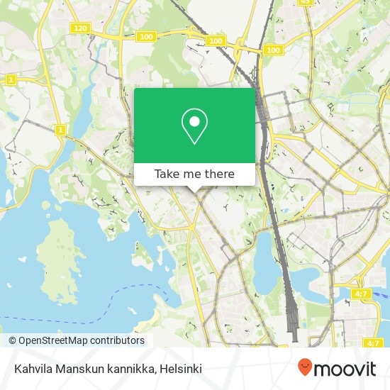 Kahvila Manskun kannikka map