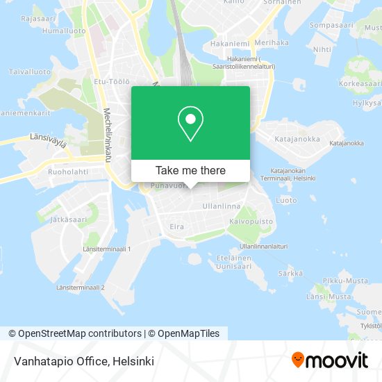 Vanhatapio Office map