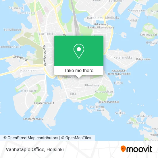 Vanhatapio Office map