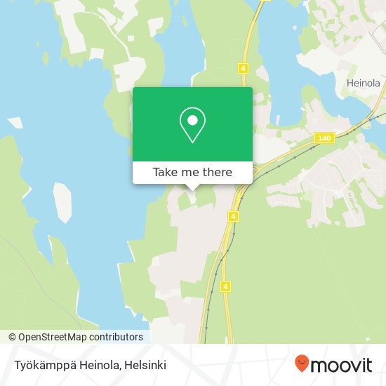 Työkämppä Heinola map