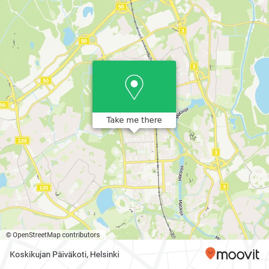 Koskikujan Päiväkoti map