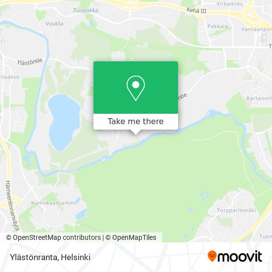 Ylästönranta map