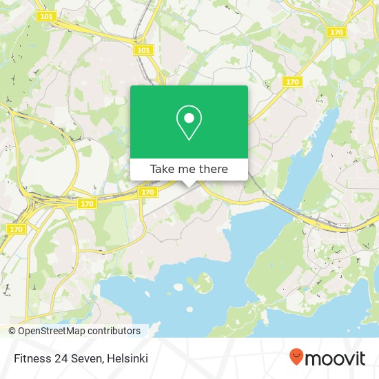 Fitness 24 Seven map