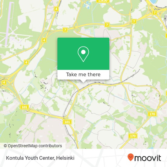 Kontula Youth Center map