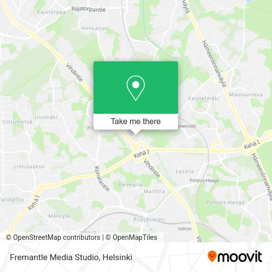 Fremantle Media Studio map