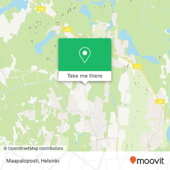 Maapaloposti map