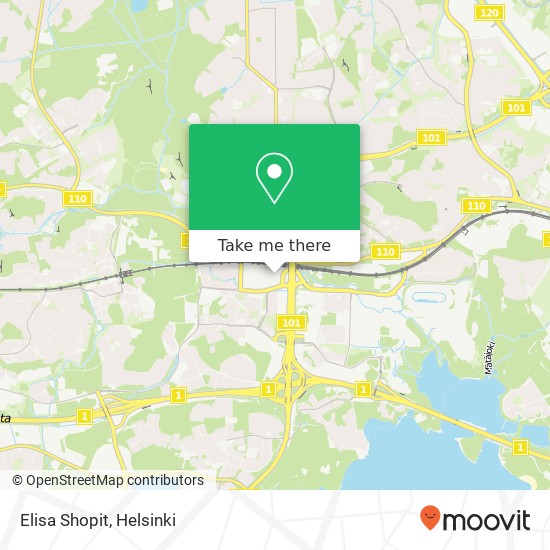 Elisa Shopit map