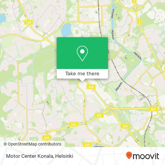 Motor Center Konala map