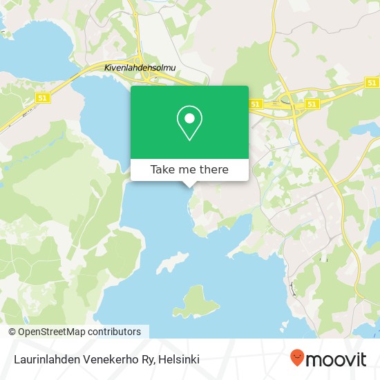 Laurinlahden Venekerho Ry map