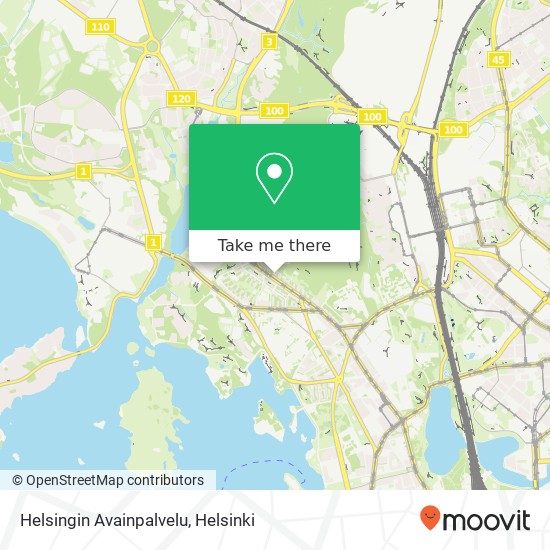 Helsingin Avainpalvelu map