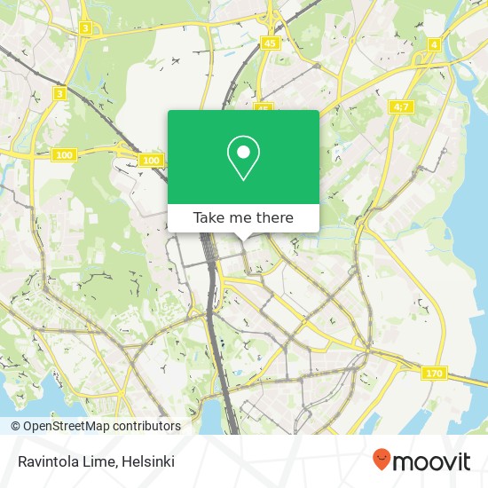 Ravintola Lime map